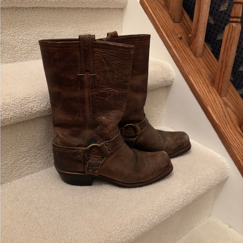 Frye Brown Leather Boots